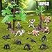 THINKBAY 16PCS Apes Monkey and Tree Toys Mini Animal Figurines Toys for Kids Include Orangutan Tamarin Lemur Chimpanzee Squirrel for School Projects Valentines Day Gifts for Kids - Image 4