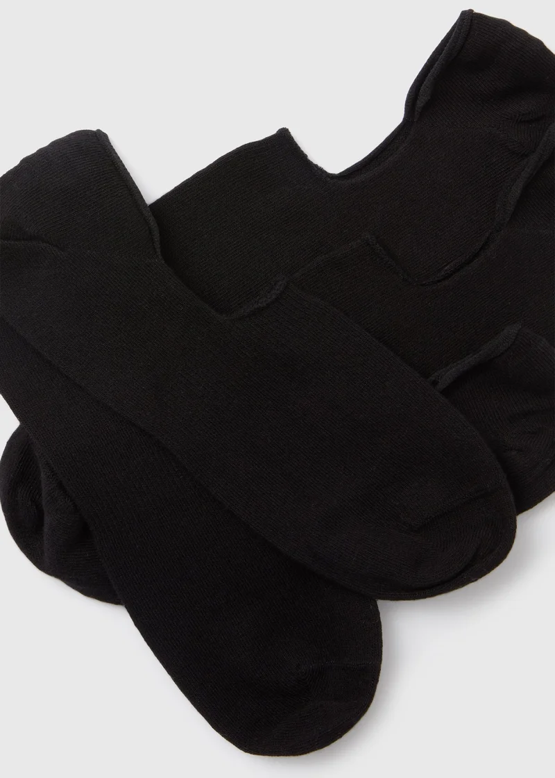 ماتلان 5 Pack Black Invisible Socks