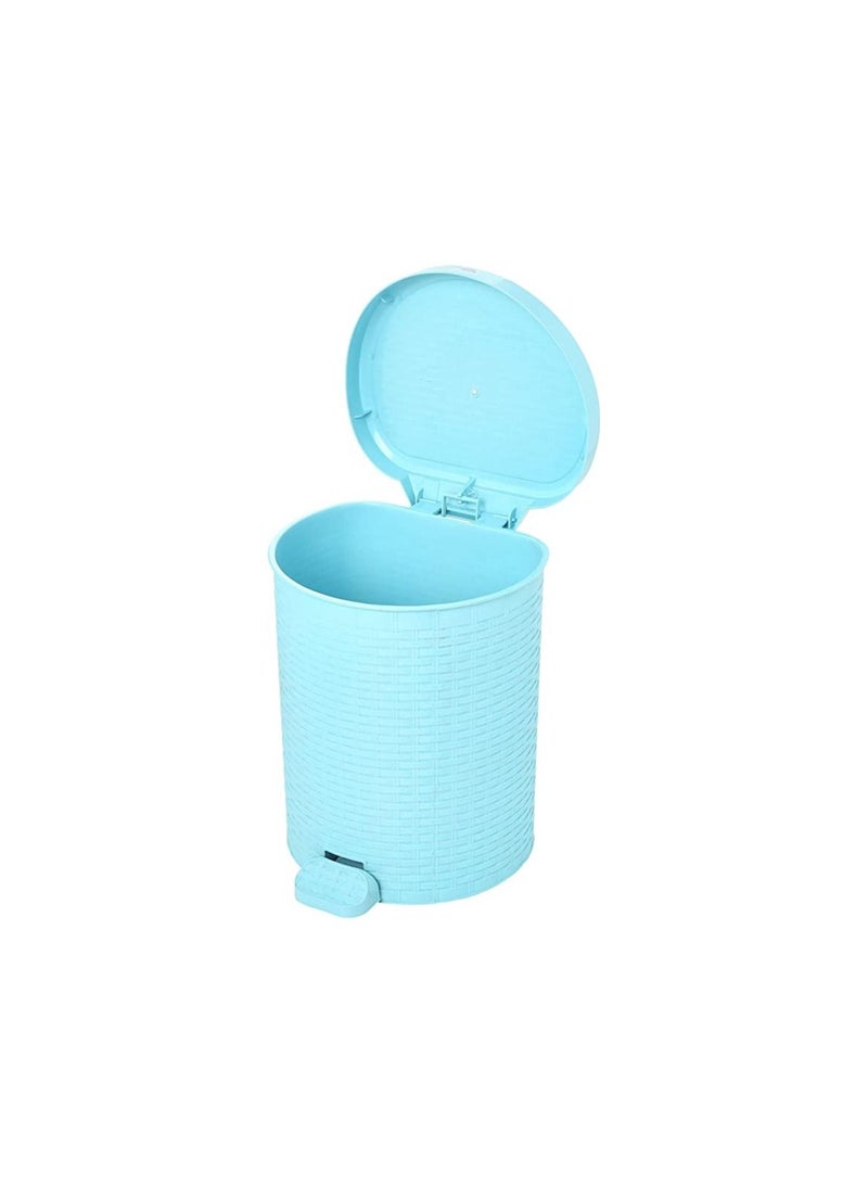 الهلال والنجمة الذهبية سلة مهملات صغيرة الحجم من الراتان، تركواز 2548 - Image 2