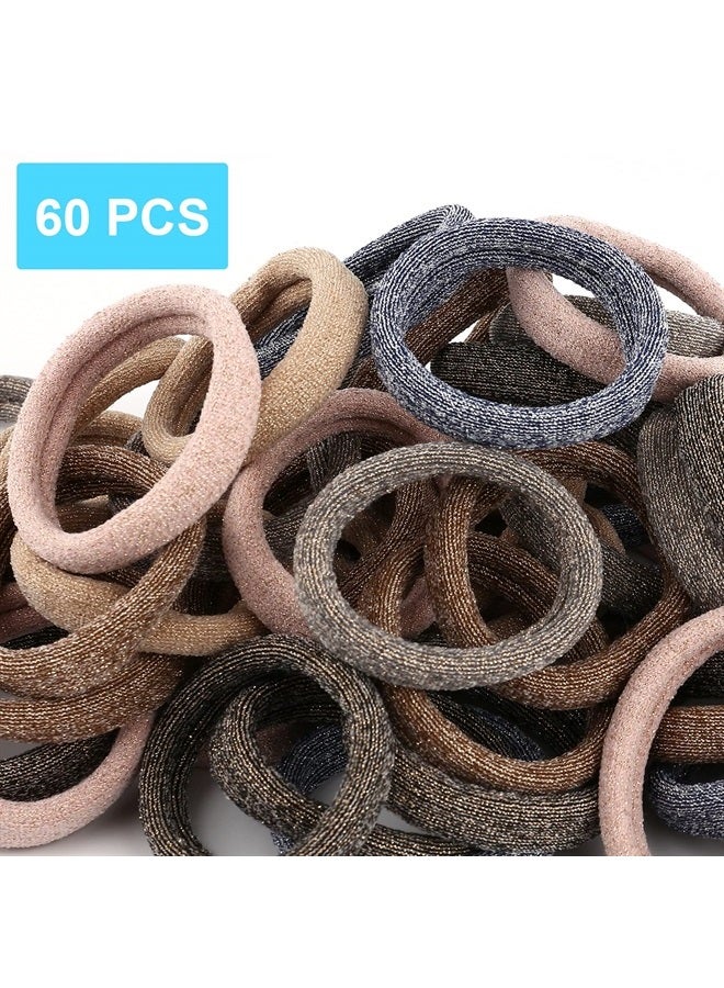 BAOLI 60PCS Large Hair Ponytail Holders, Large Seamless Hair ties bands, Cotton Hair Bands, by BAOLI - Image 5