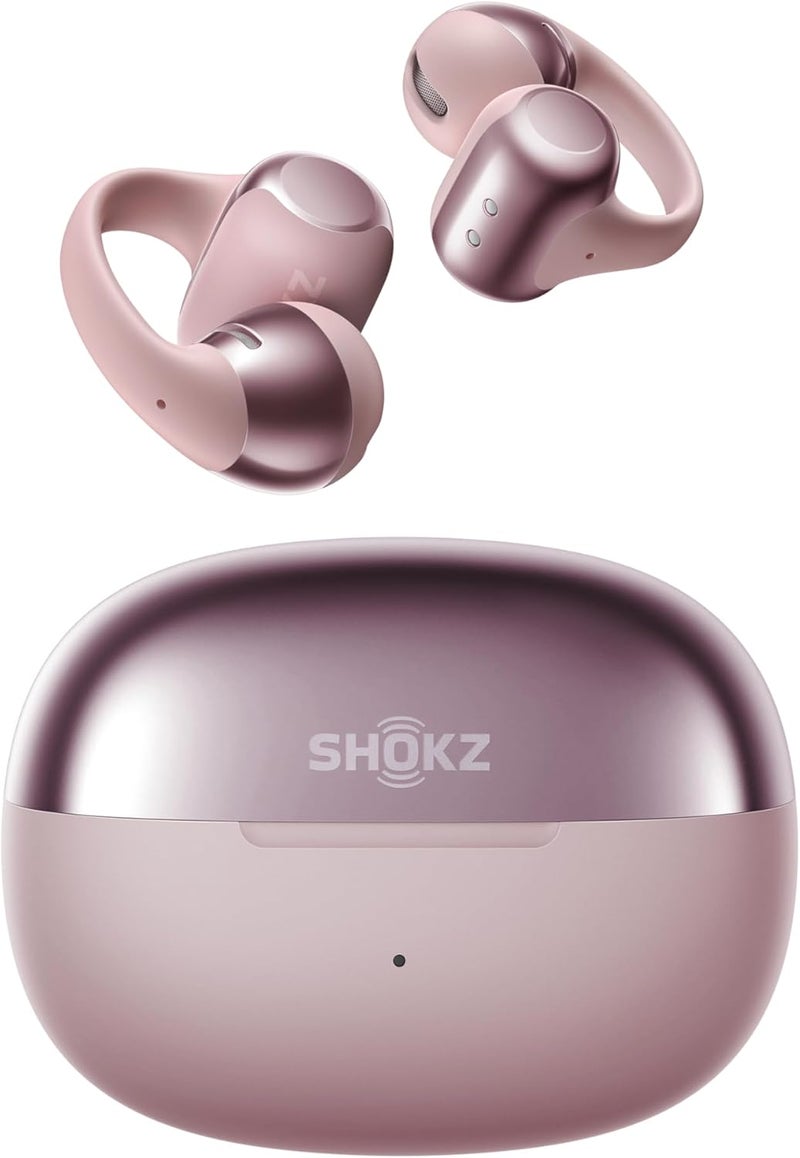 شوكز سماعات SHOKZ OpenDots ONE مفتوحة الأذن - وردي، صوت دولبي، بلوتوث 5.4، 40 ساعة من وقت التشغيل - Image 1