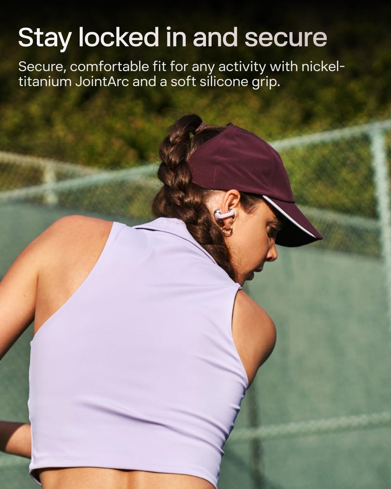 شوكز سماعات SHOKZ OpenDots ONE مفتوحة الأذن - وردي، صوت دولبي، بلوتوث 5.4، 40 ساعة من وقت التشغيل - Image 3