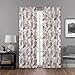 ECLIPSE Eclipse Draftstopper Summit Botanical Rod Pocket Single Panel Privacy Window Treatment Living Room, 40" x 63", - Image 2