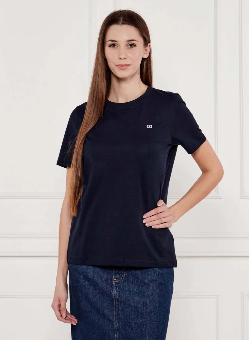 TOMMY HILFIGER REG CONTRAST FLAG WOMEN'S T-SHIRT
