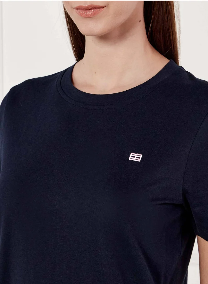 TOMMY HILFIGER REG CONTRAST FLAG WOMEN'S T-SHIRT