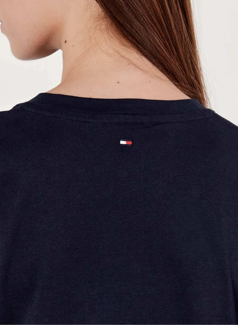 TOMMY HILFIGER REG CONTRAST FLAG WOMEN'S T-SHIRT