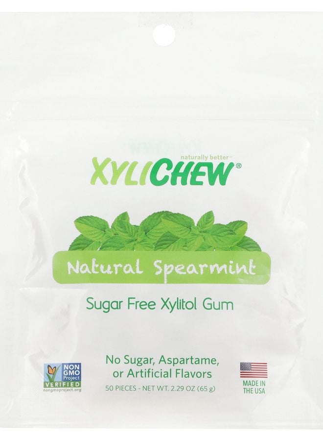 Xylichew Natural Spearmint 50 Pieces 2.29 oz (65 g)