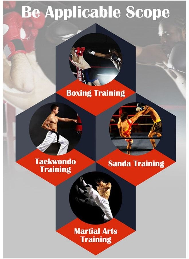 ZCM-HAPPY - 1 Pair Of Half-finger Professional Boxing Gloves, Suitable For Sanda Fighting Training - Image 1