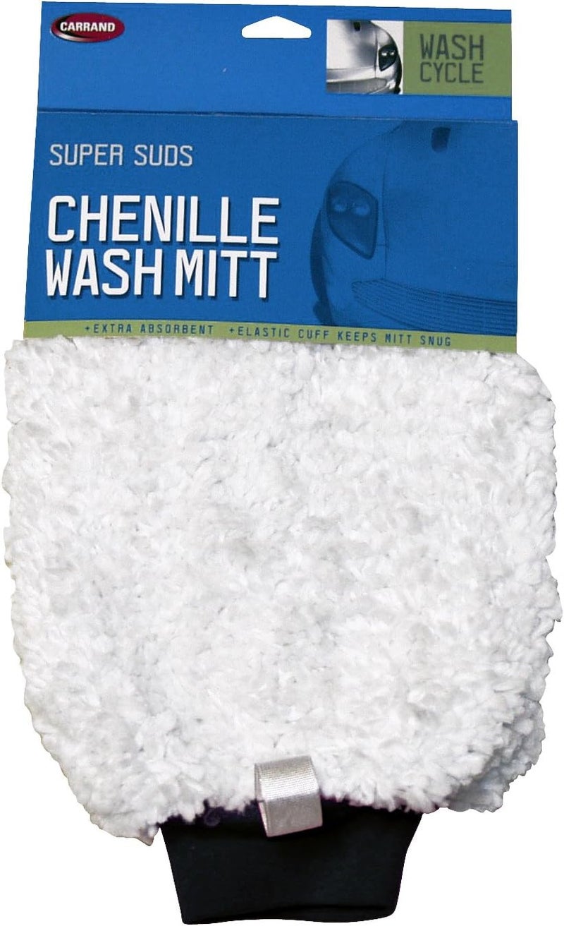 Carrand Chenille Wash Mitt - Image 1