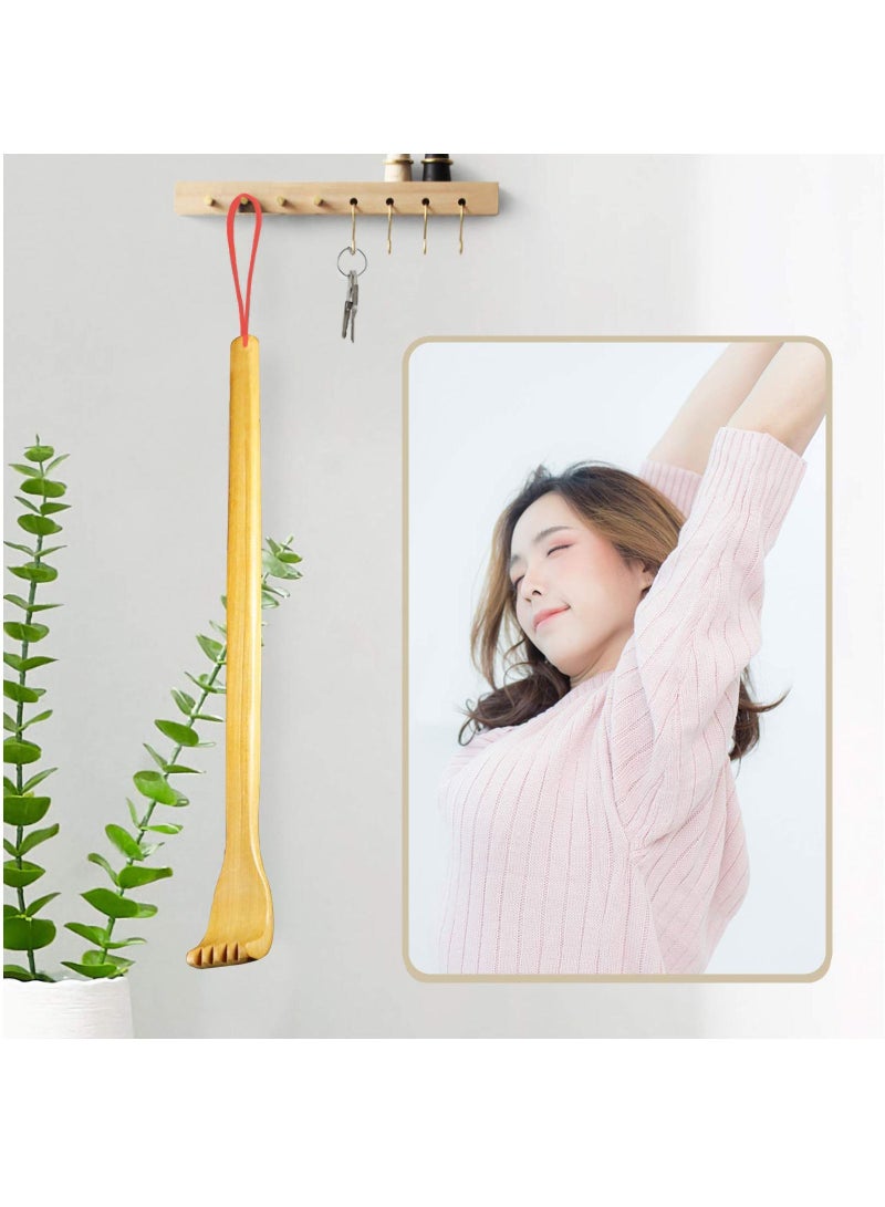 2Pcs Wooden Manual Back Scratchers Massager Long Scratcher for Body Relaxation Relieving Discomforts Itching - Image 5