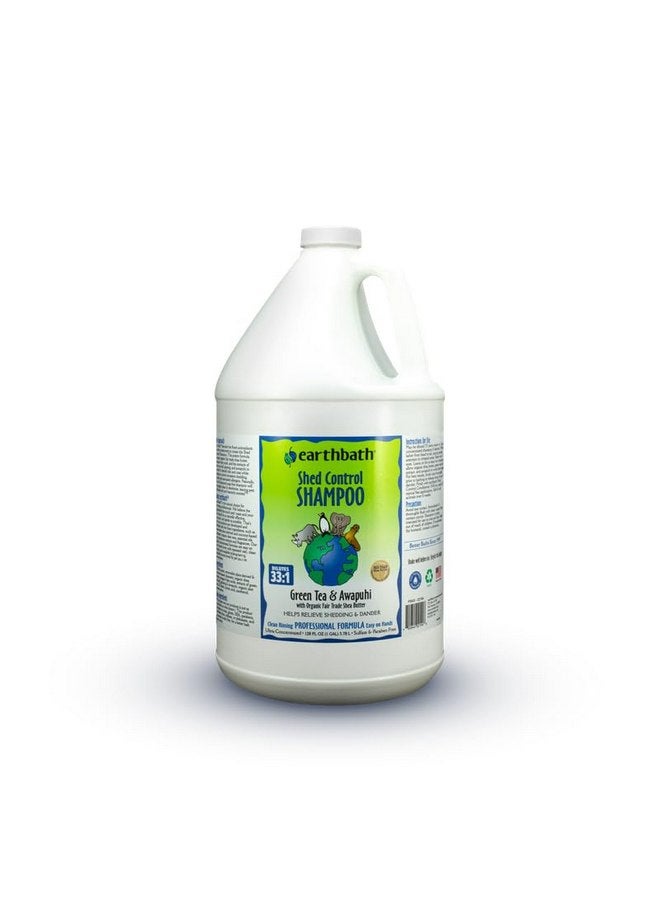 earthbath, Green Tea & Awapuhi Shed Control Dog Shampoo - Cruelty Free Dog Shampoo, Helps Relieve Shedding & Dander, Gentle Dog Wash, Made in USA, Dog Bathing Supplies - 128 Oz (1 Pack) - Image 4