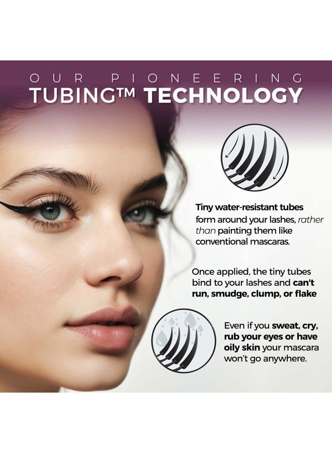 Blinc Lash Extension Tubing Mascara, Extreme Lengthening and Defining Mascara with Biotin, Ultra-Longwearing Washable Mascara, Clean, Vegan and Cruelty-Free, 9mL / 0.30 Fl. OZ - Image 2