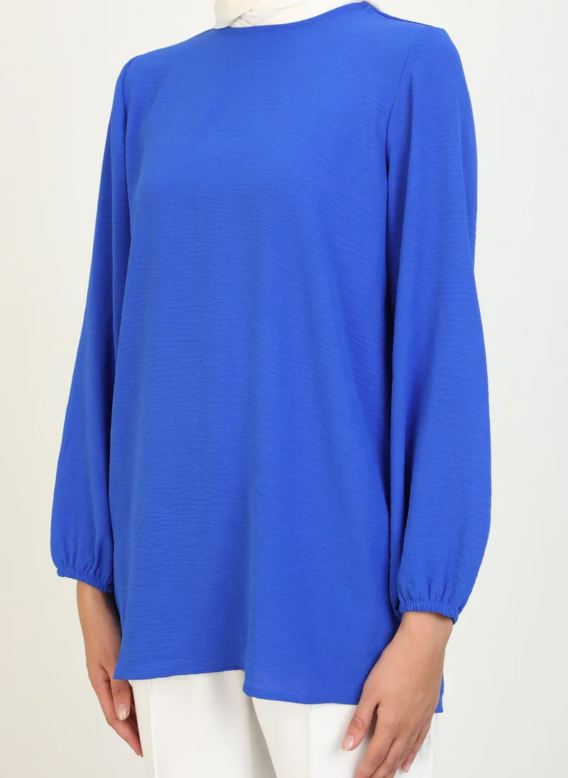 Refka by modanisa Blue - Blouses - Refka