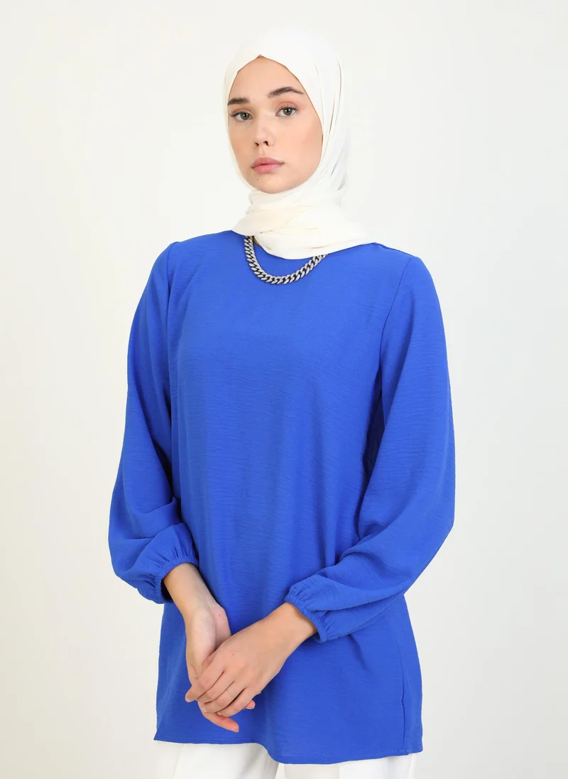 Refka by modanisa Blue - Blouses - Refka