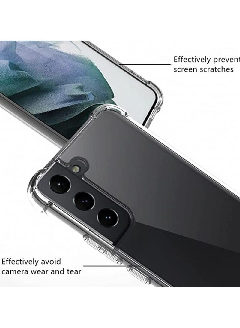 جولدن ماسك جراب خلفي شفاف لموبايل سامسونج جالاكسي S23 - شفاف - Image 2