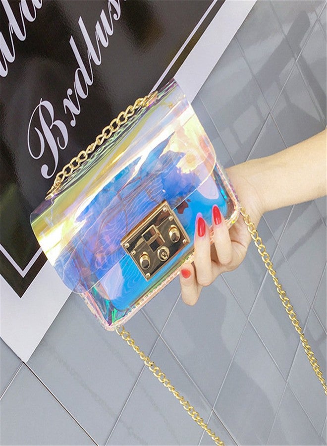 YAIRYANGTZE Mini Hologram Clear Cross Body Purse Shoulder Bag Handbag for Women (Style A) - Image 2