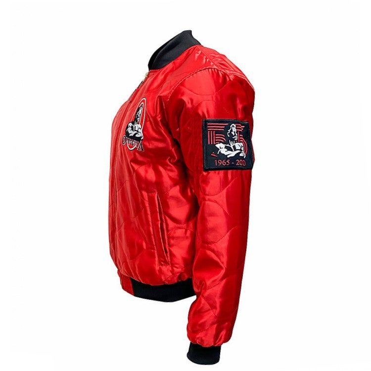 Olympia Olympiad Jacket Winter Plus Size Cotton-Padded Coat Sports Fitness Thickened Vertical Neck Embroidered Cotton-Padded Coat Zipper Jacket - Image 5