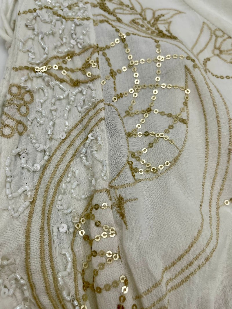Antica Sartoria Gold Embroidery Dress - Image 3