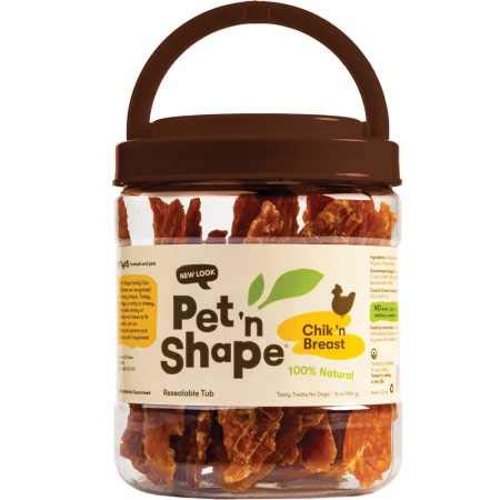 Pet 'n Shape Chik 'n Breast Jerky Dog Treats - 1 Pound - Image 4