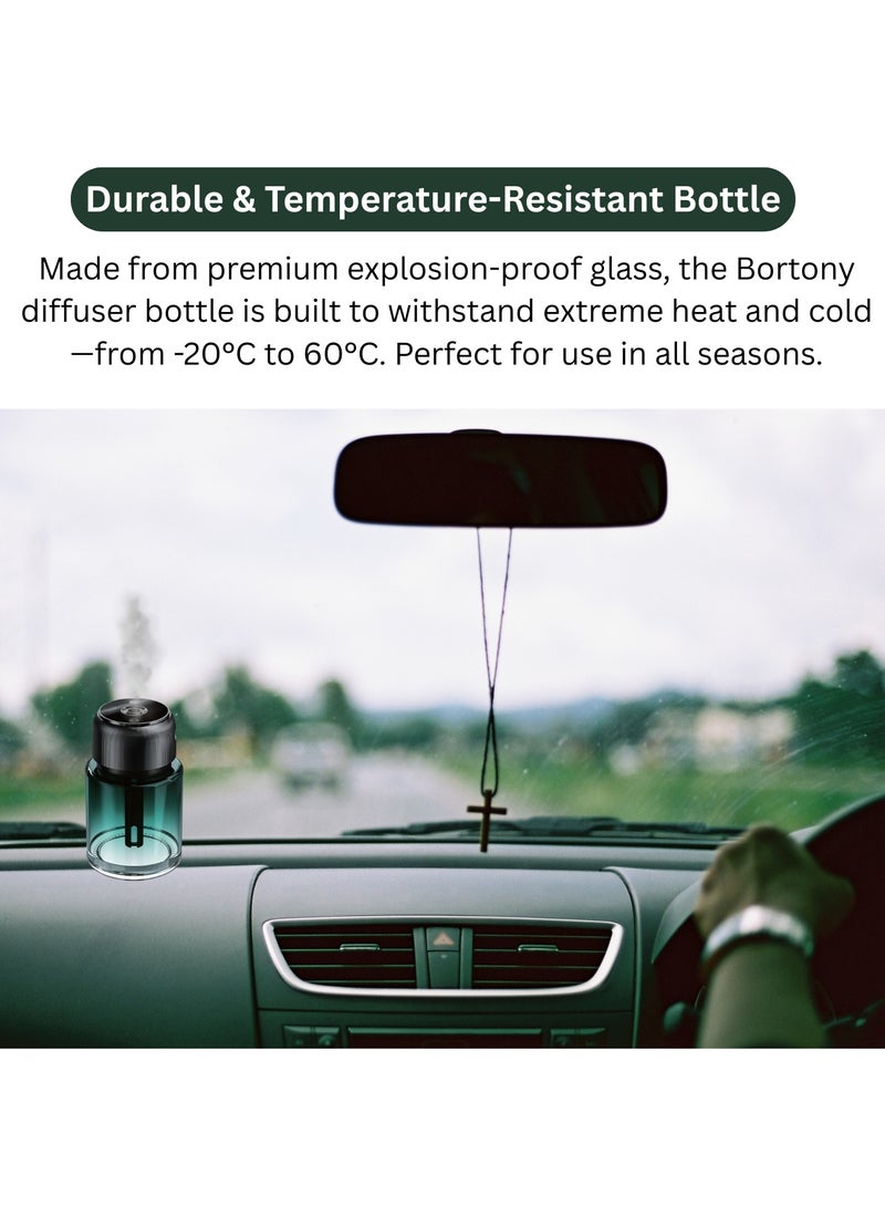 بورتوني موزع عطور السيارة الذكي معطر هواء معطر بالنجوم بسعة 160 مل، جهاز ذكي لتوزيع الروائح العلاجية، بخاخ عطر تلقائي للسيارة والمنزل والمكتب - Image 3
