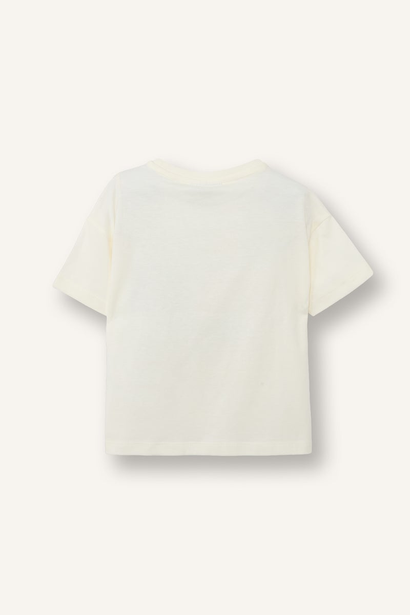 ديفاكتو تيشيرت بيبي بناتي نص كم ممشط - Image 3