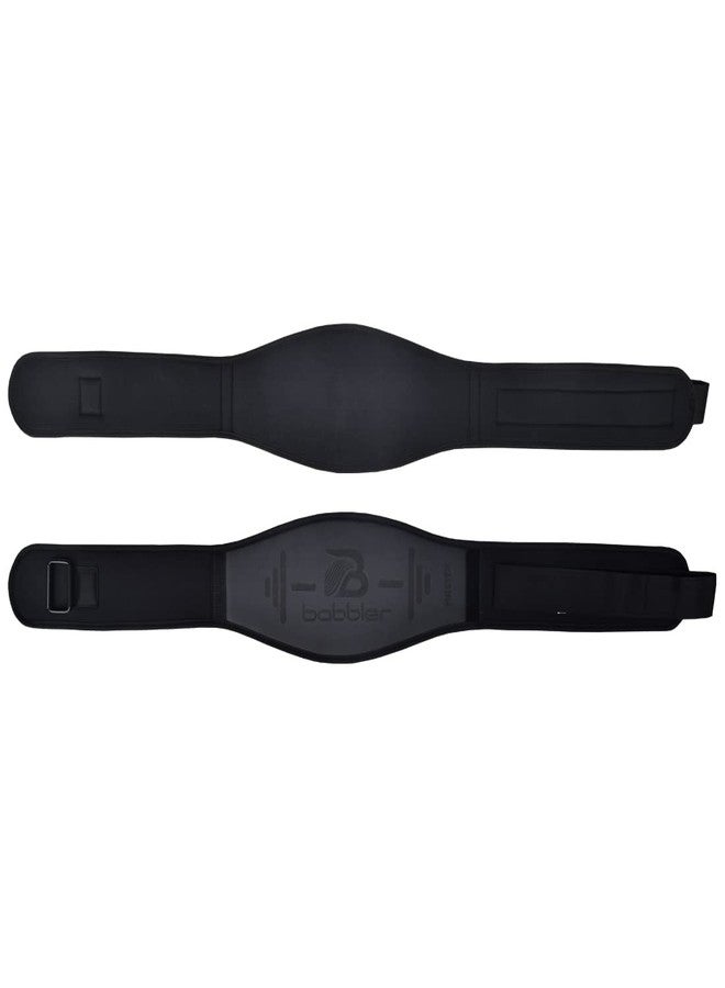 BABBLER Weight Lifting Belt, Master 4" Medium Flat Light Weight Foam Padded Belt with Velcro Fastener Export Quality, Adjustable Lumbar Support Belt - Image 4