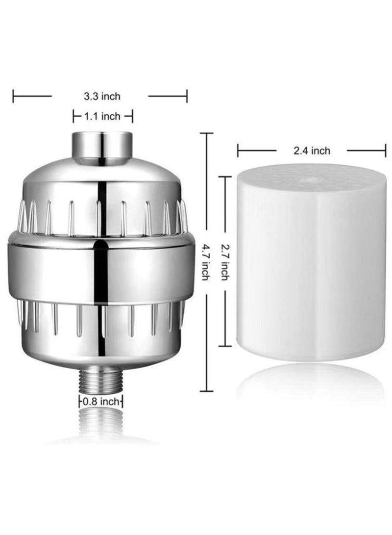 Shower Filter 15 Stage Shower Head Filter Chlorine Filter Hard Water Filter Water Softener Showerhead Filter Water Filter For Shower Head  - Image 3