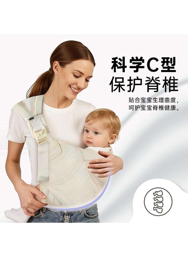 Baby Carrier, All‑Season Baby Sling, Simple Cross‑Body Strap with Hidden Storage Pouch, Hands‑Free Baby‑Wearing Gear for Outings - Image 5