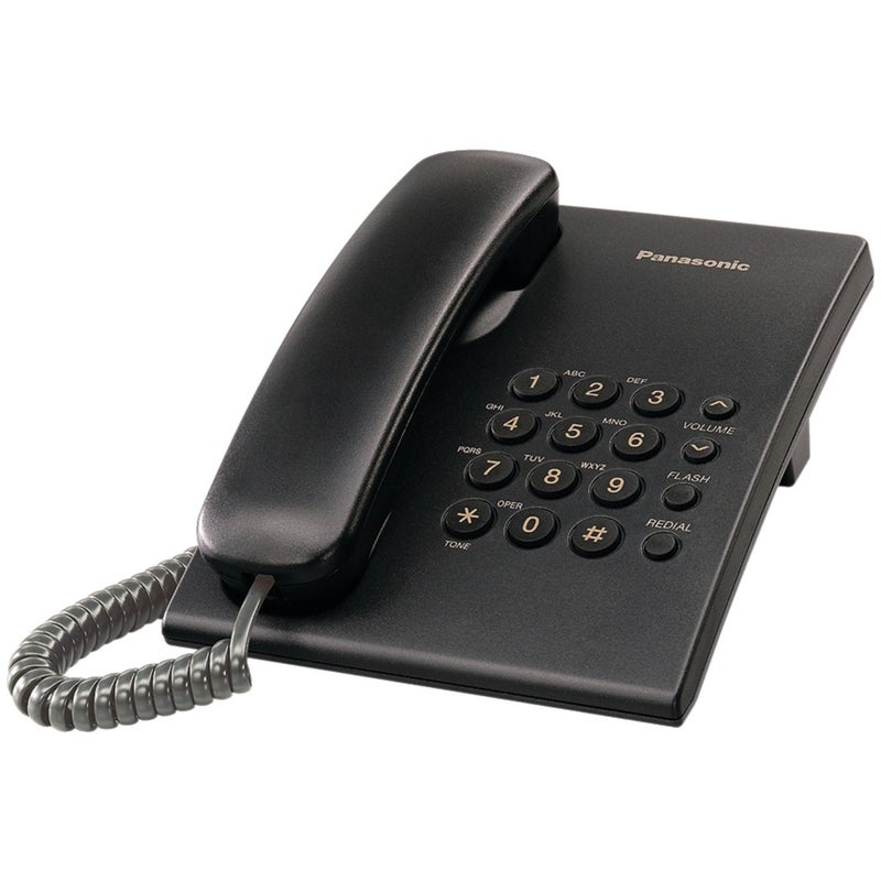 Panasonic KX-TS500B Integrated Corded Phone System, Black - Image 3