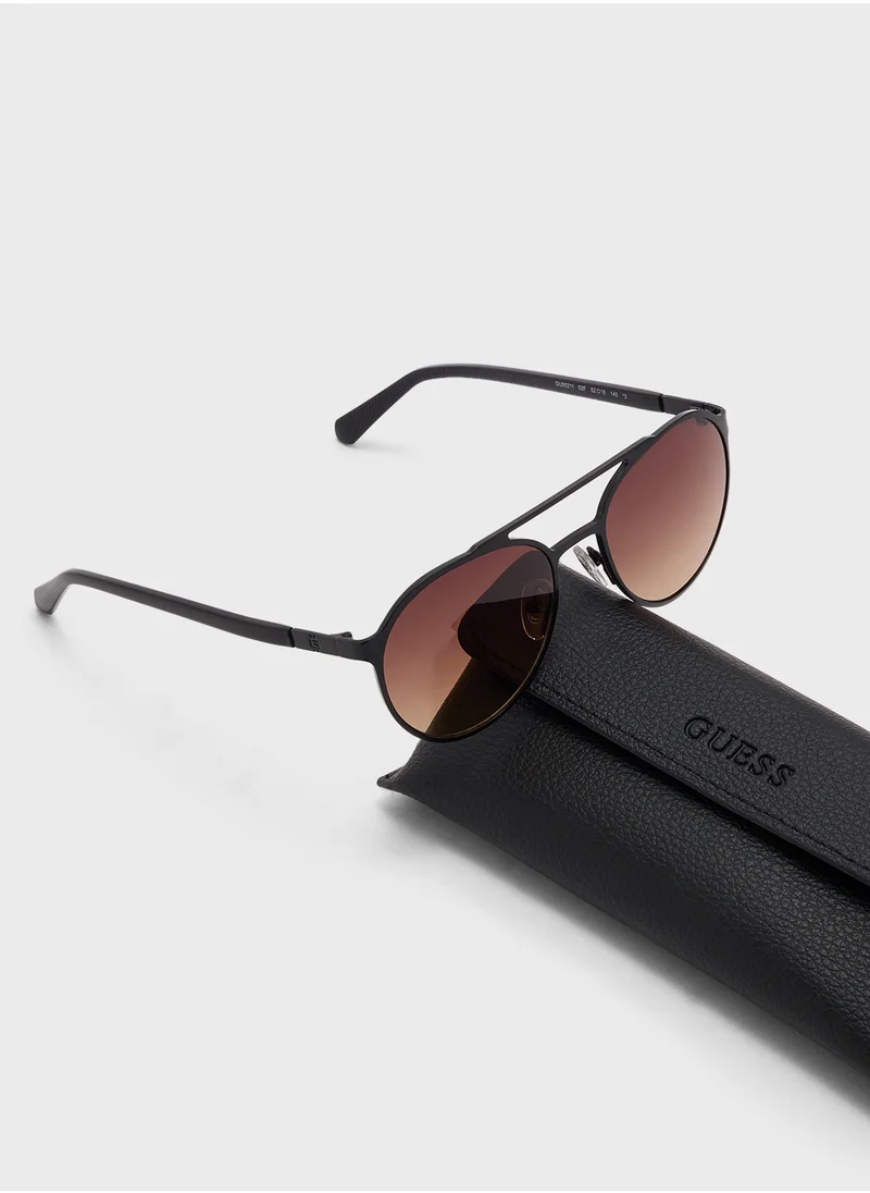 GUESS Uv-Protected Round Sunglasses