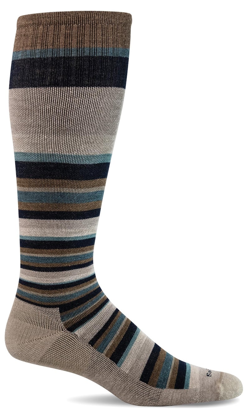 Sockwell Men's Up Lift Firm Graduated Compression Sock, Putty - L/XL - Image 1