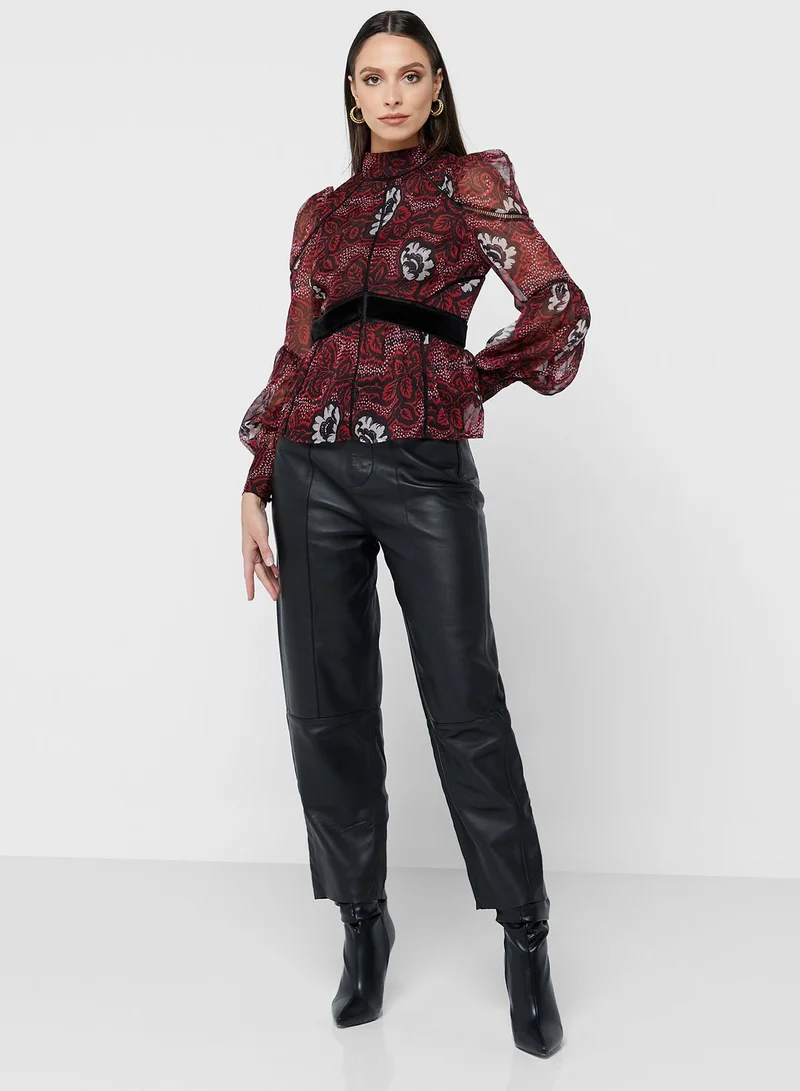 Ted Baker High Neck Printed T-Shirts