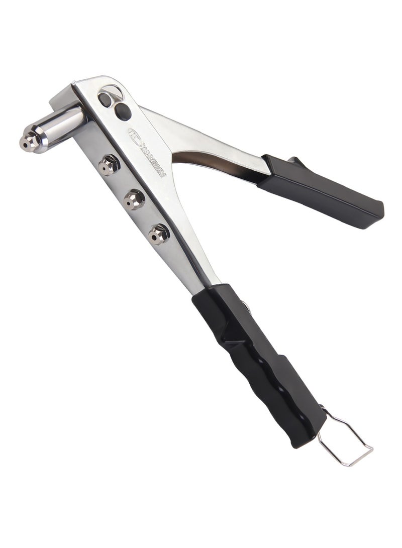 كسيبي برشام يدوي احترافي متوسط ​​التحمل، 10.5 بوصة، مطلي بالكروم، إصلاحات السيارات، أعمال الصفائح المعدنية، متين ومناسب للمعادن والبلاستيك والجلود ومسامير المعالجة وربط الصفائح المعدنية. - Image 4