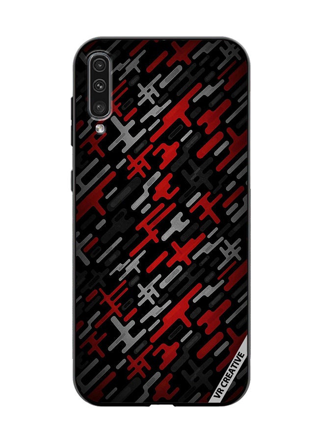 VR CREATIVE Protective Case Cover For Samsung Galaxy A70/A70s Abstract Design Multicolour - Image 1