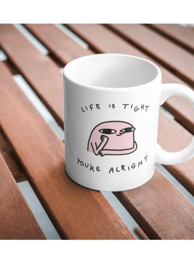 كوب سيراميك مطبوع – كوب قهوة متين للمشروبات الساخنة والباردة – تصميم أنيق – مثالي للمنزل أو المكتب أو الهدايا - Image 2