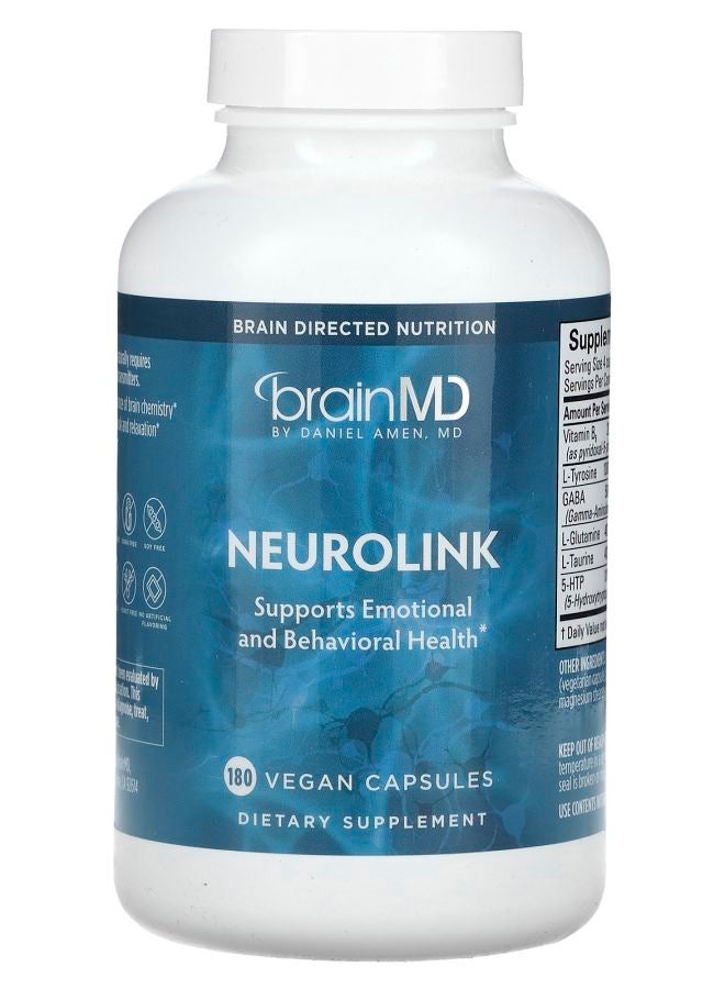 BRAINMD Neurolink 180 Vegan Capsules