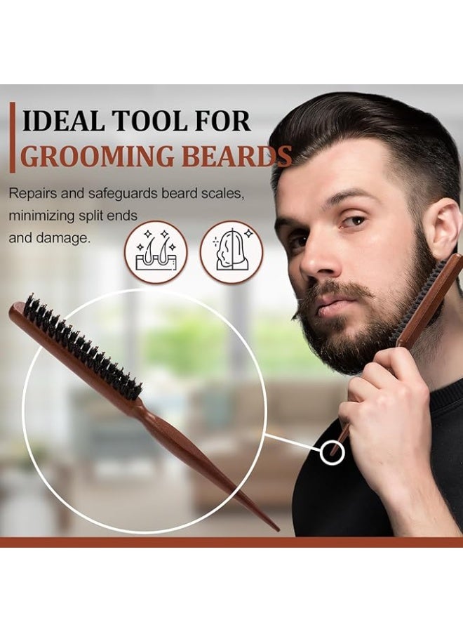 Hair Brush Set for Women and Men, Wet Hair Brush for Detangling and Smoothing Medium to Long Hair, Bangs, Beard (2pcs Set) - Image 5