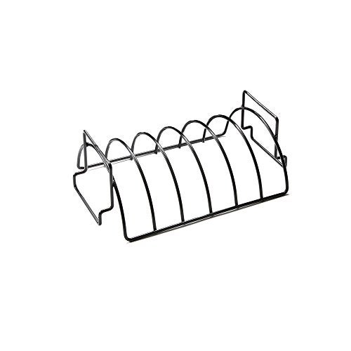 Outset QD50, 9.75 x 14.75 x 5.25 inches, Non-Stick Reversible Roast and Rib Rack - Image 1