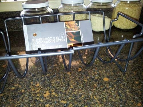 Outset QD50, 9.75 x 14.75 x 5.25 inches, Non-Stick Reversible Roast and Rib Rack - Image 4
