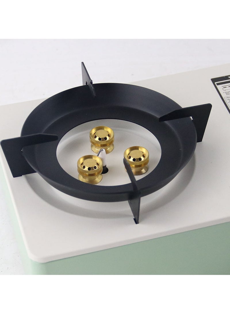 جيهام موقد غاز البوتان المحمول مع حقيبة حمل، موقد تخييم أحادي الشعلات للطهي في الهواء الطلق والشواء والسفر والنزهات، موقد غاز البوتان صغير الحجم وآمن للاستخدام المنزلي والتخييم، متعدد الألوان - Image 3