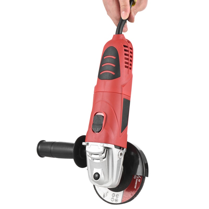 Angle Grinder: 6-Amp 720W 11000RPM Powerful Electric Grinder - Convenient Operation Safety Protection Ergonomic Design Corded Angle Grinder for Professional Cutting Grinding Applications - Image 4