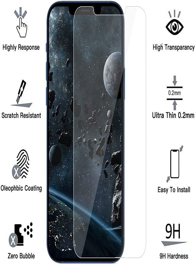 9 إتش واقي شاشة من الزجاج المقوى لهاتف آيفون 13 برو ماكس شفاف - Image 3