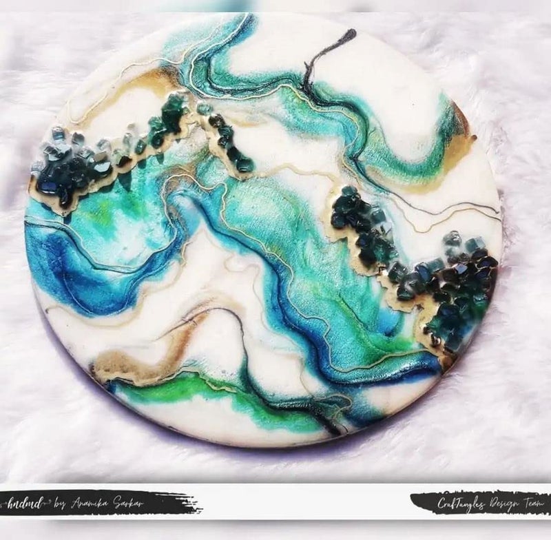 CrafTangles Metallic Mica/Pearl/Resin Pigment Powders 15 GMS - Amethyst - Image 5