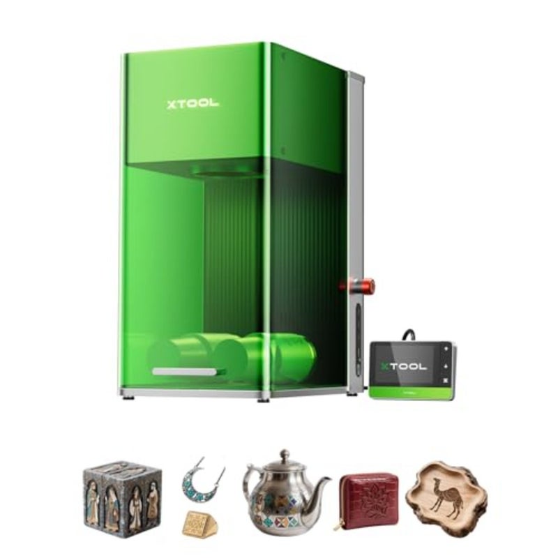 F1 Ultra 20W Fiber And Diode Dual Laser Engraving Machine 10000Mm S Ultra Fast Laser Engraver And Cutter Machine For Jewelry Metal Wood 16Mp Smart Camera Auto Streamline 3D Engraving Machine