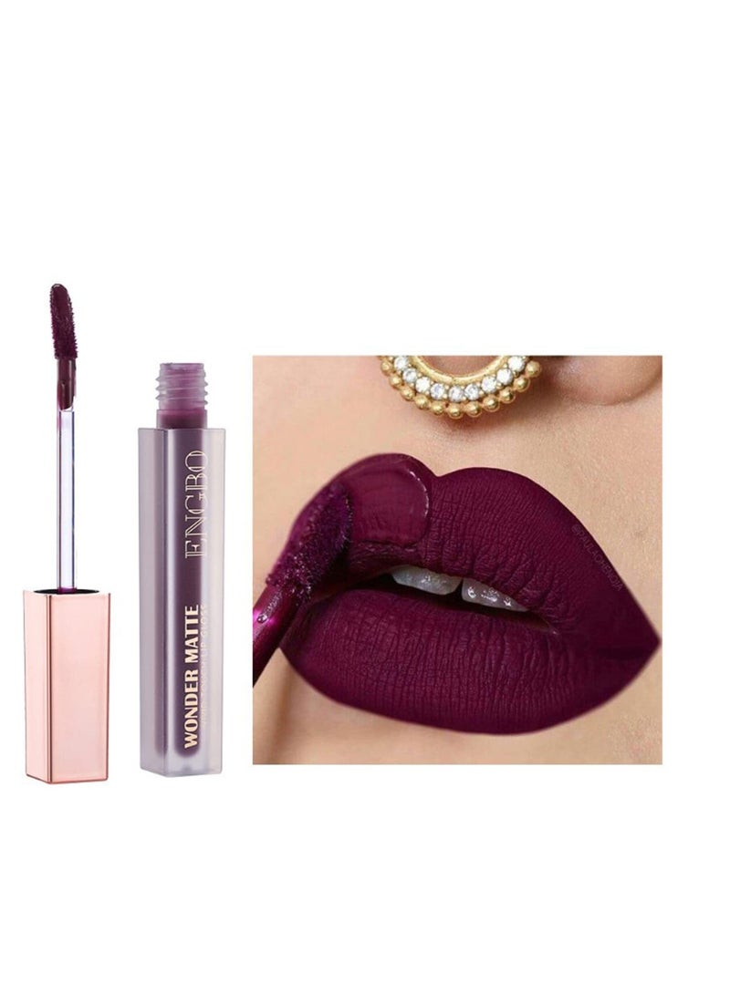 SYOSI 8 Colors Matte Liquid Lipstick Nude Set, Lip Glosses For Shiny & Plump Lips, Long-Lasting Waterproof Non-Stick Cup Not Fade Velvet Matte Lip Gloss Lipstick Set Gift For Women/Girl - Image 4