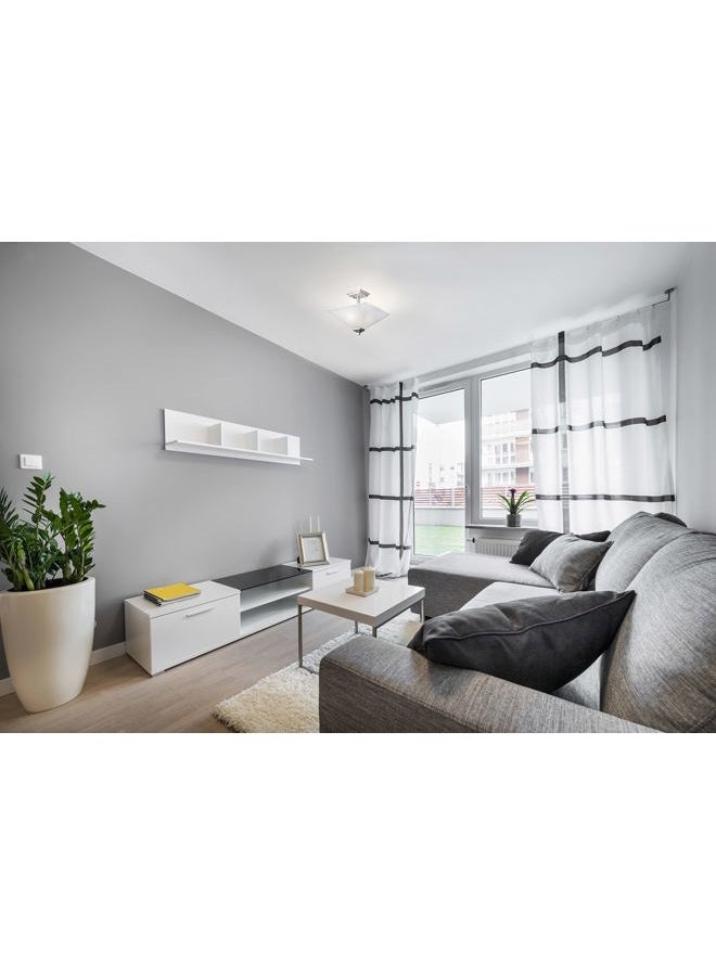 Design House 587824 تورينو تقليدي 2-ضوئي داخلي قابل للتعتيم مع زجاج ثلجي لغرفة النوم والممر والمطبخ وغرفة الطعام، نيكيل ساتان - Image 3