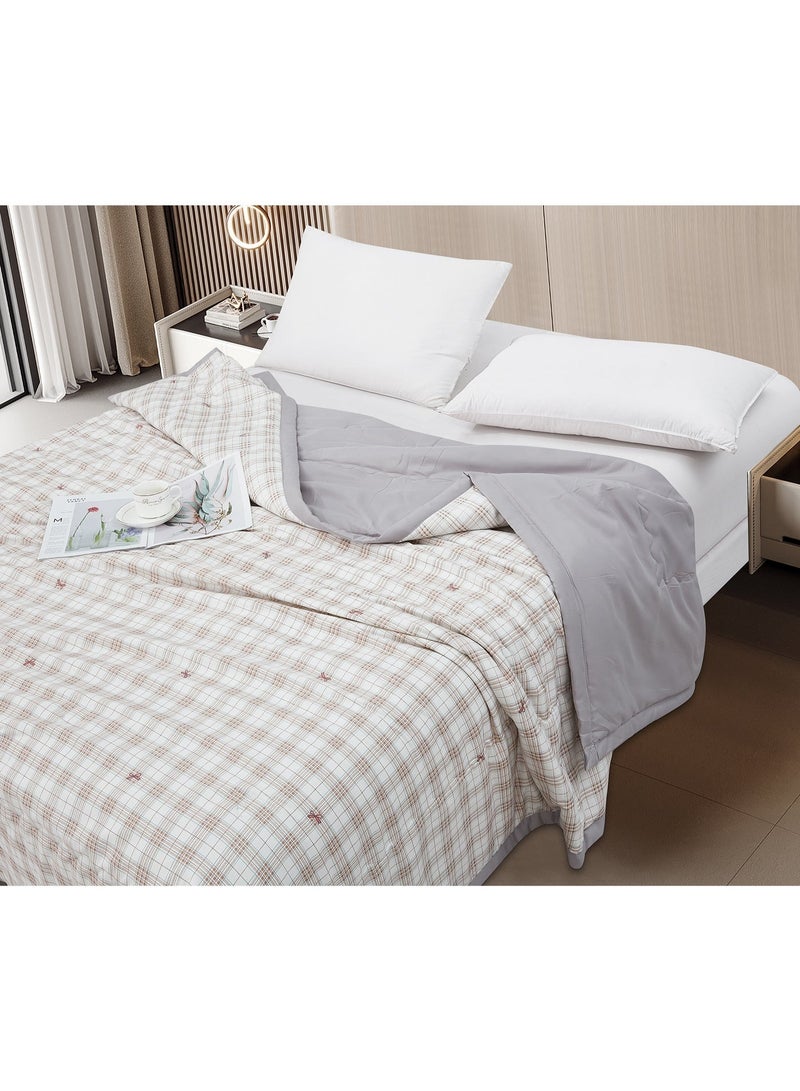 ShinyFlower Summer Quilt, Lightweight & Breathable 210×230cm - Image 1