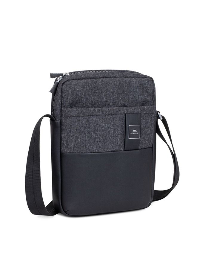 RivaCase 8811 Black Melange Crossbody Bag for Tablets 11" - Image 1