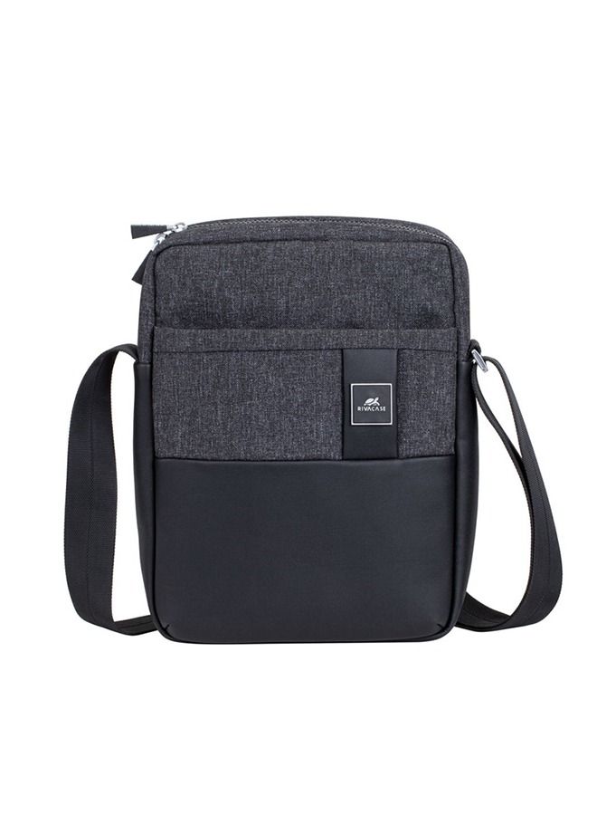 RivaCase 8811 Black Melange Crossbody Bag for Tablets 11" - Image 2