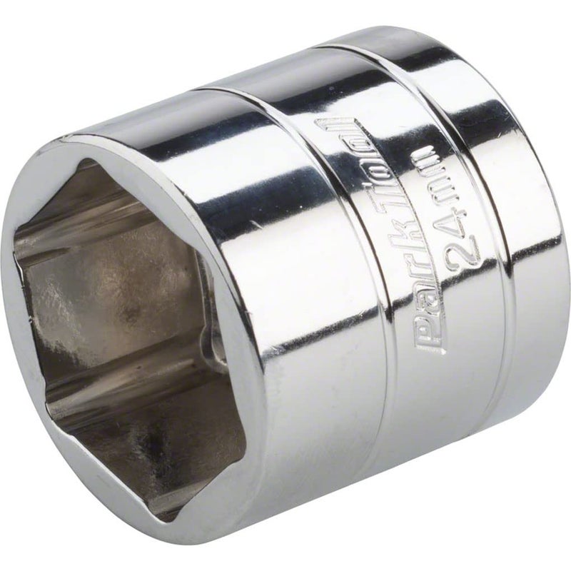 Park Tool Flat Socket Tool 3/8-Inch/24 Mm - Image 1